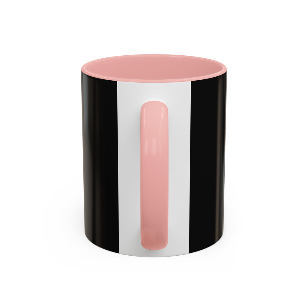 Cosmic Inconvenience Black Accent Coffee Mug — Mystical Eye Graphic (11/15oz)