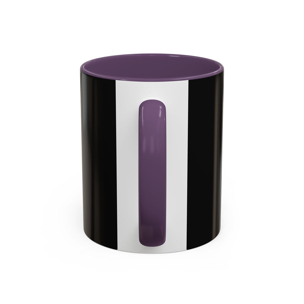 Cosmic Inconvenience Black Accent Coffee Mug — Mystical Eye Graphic (11/15oz)