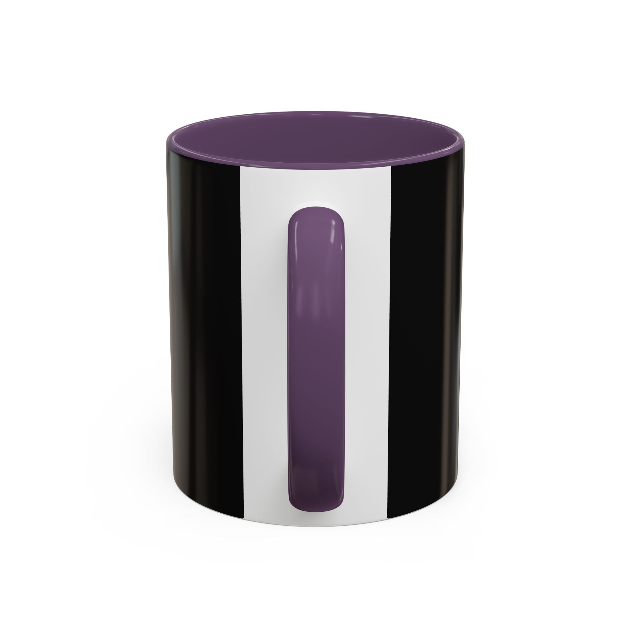 Cosmic Inconvenience Black Accent Coffee Mug — Mystical Eye Graphic (11/15oz)