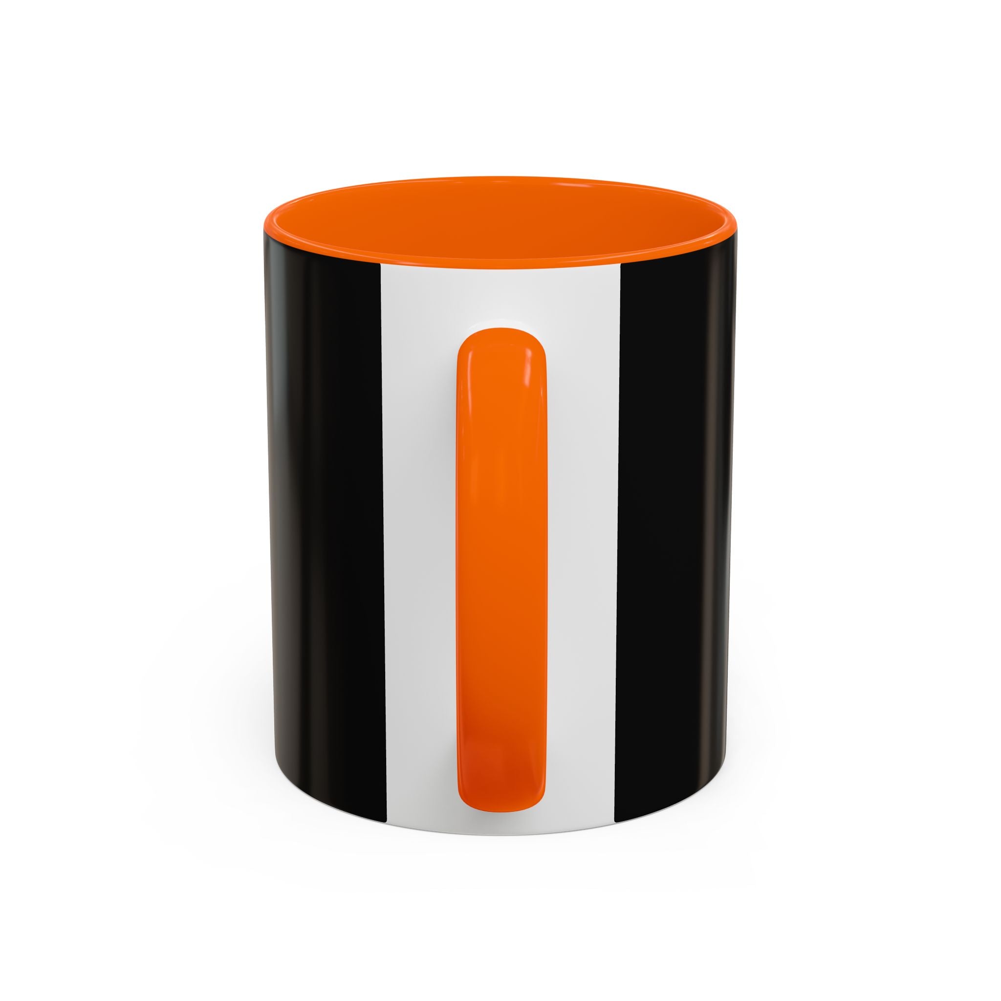 Cosmic Inconvenience Black Accent Coffee Mug — Mystical Eye Graphic (11/15oz)