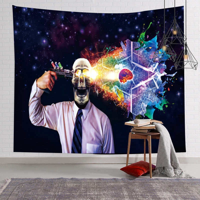 Colorful Psychedelic Wall Tapestry