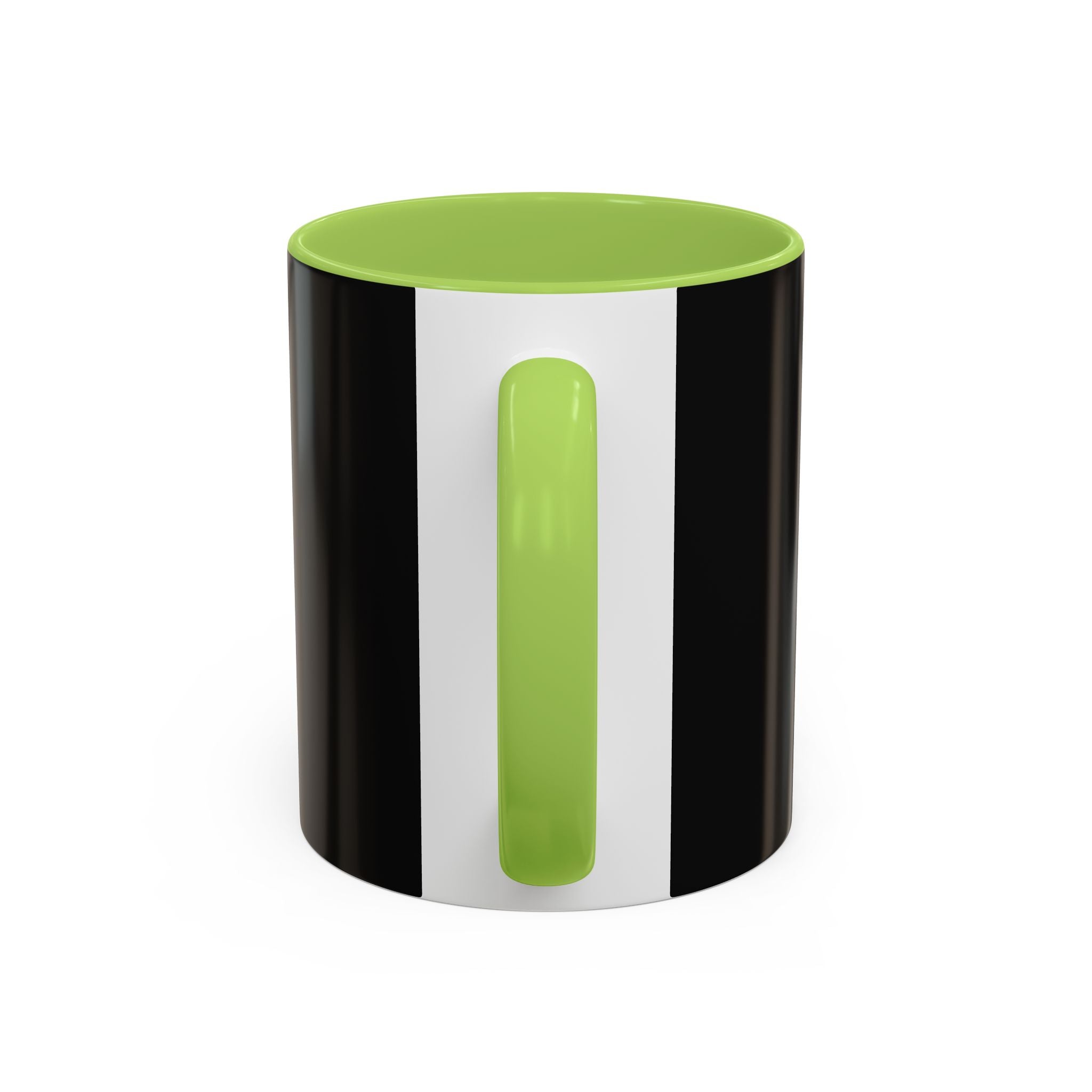 Cosmic Inconvenience Black Accent Coffee Mug — Mystical Eye Graphic (11/15oz)