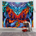 Colorful Psychedelic Wall Tapestry