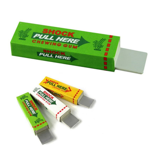 Electric Shock Gum Prank Toy for Fun and Laughter