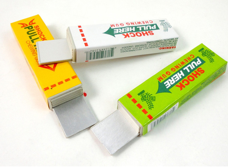 Electric Shock Gum Prank Toy for Fun and Laughter