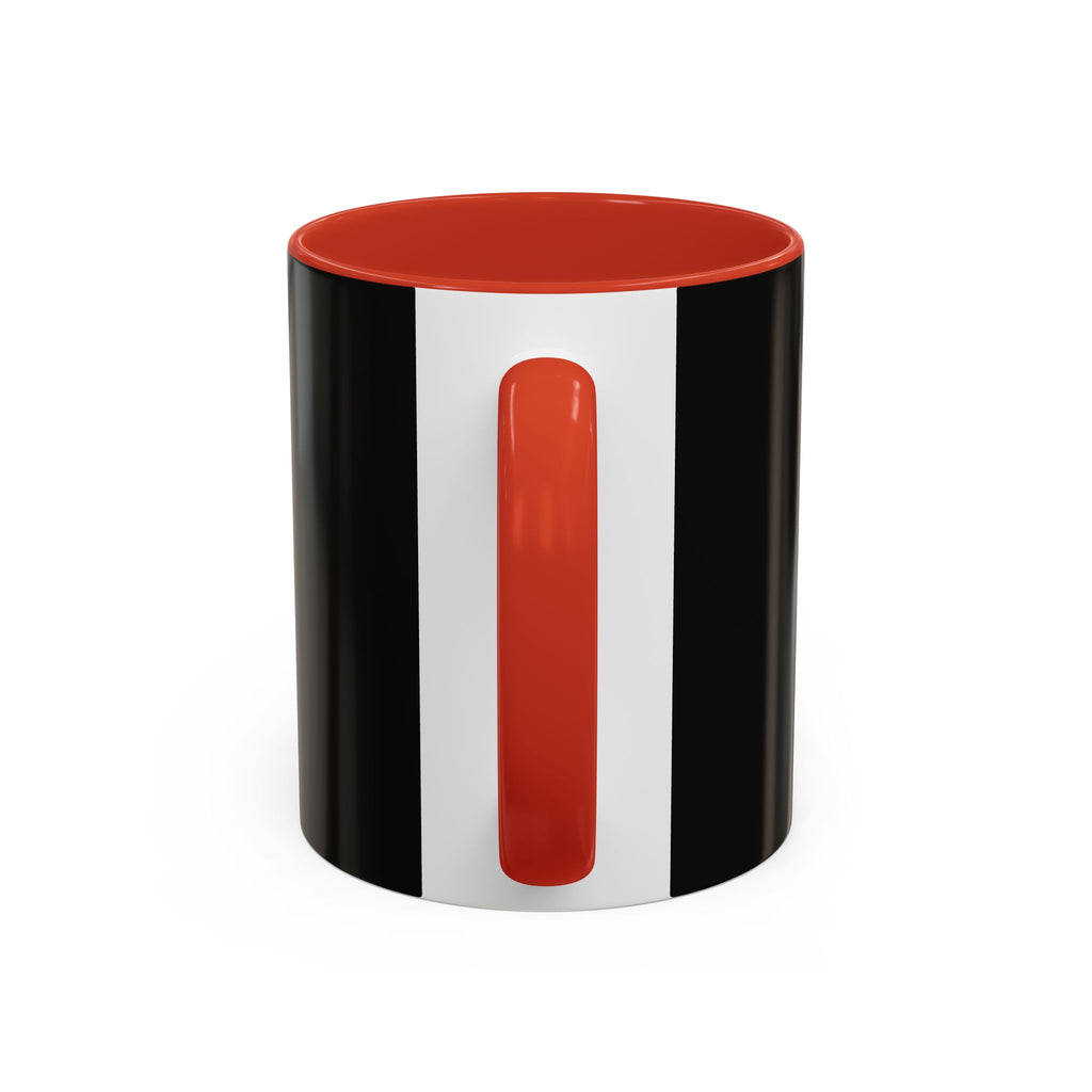 Cosmic Inconvenience Black Accent Coffee Mug — Mystical Eye Graphic (11/15oz)