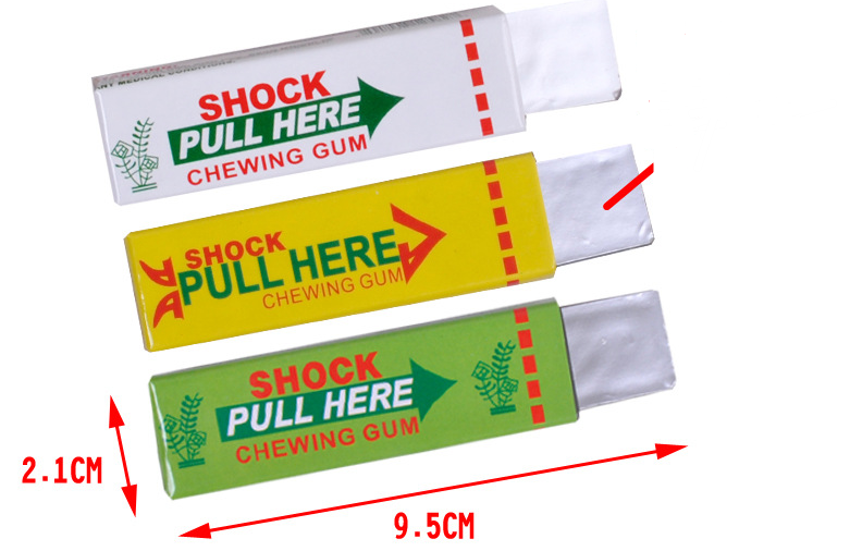 Electric Shock Gum Prank Toy for Fun and Laughter