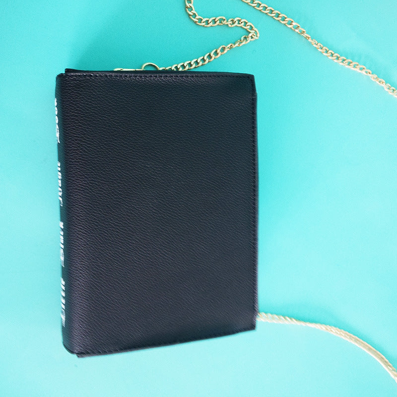 Little Black Magic Book Chain Crossbody Bagm