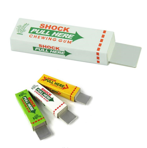 Electric Shock Gum Prank Toy for Fun and Laughter