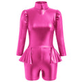 Shiny Metallic Disco Party Bodysuit