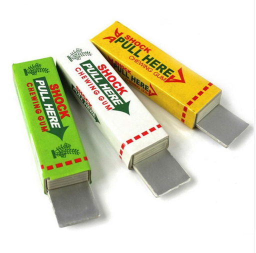 Electric Shock Gum Prank Toy for Fun and Laughter
