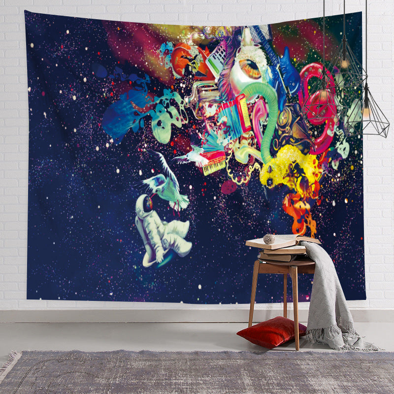 Colorful Psychedelic Wall Tapestry