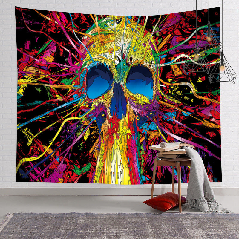 Colorful Psychedelic Wall Tapestry